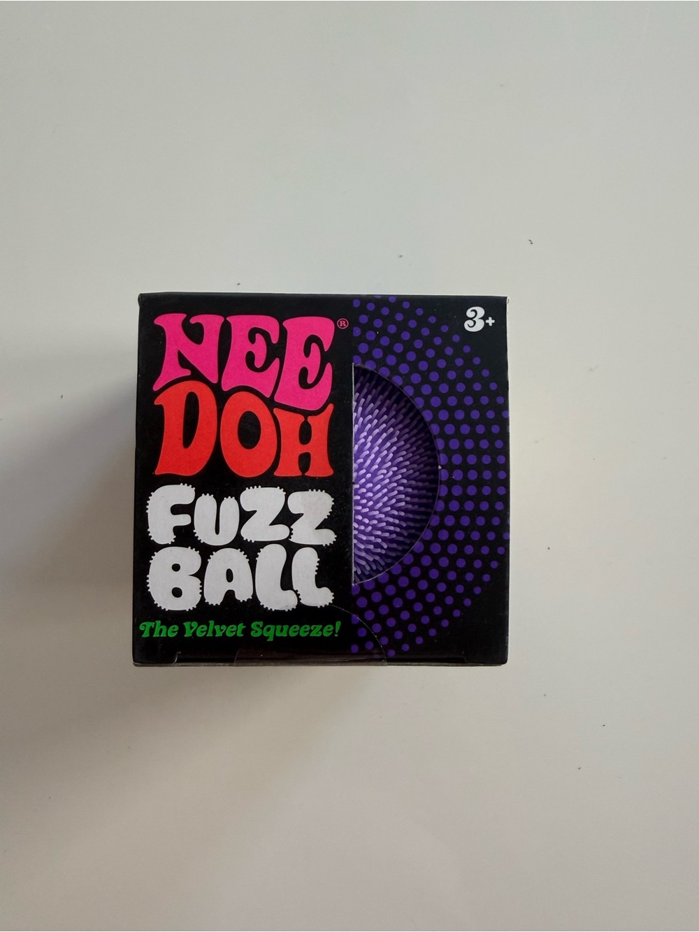 NEW Nee Doh Fuzz Ball Velvet Squeeze - Purple